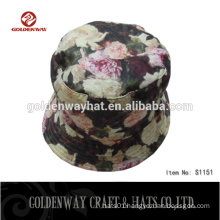 Fashion Cotton Flower Bucket Hat Wholesale